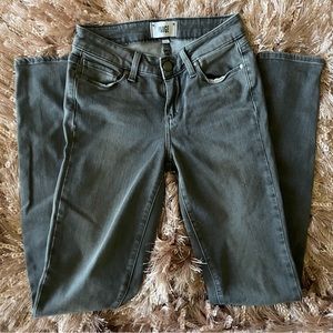 PAIGE Verdugo Ultra Skinny Jeans 25 Silvie Grey Stretch Mid-Rise